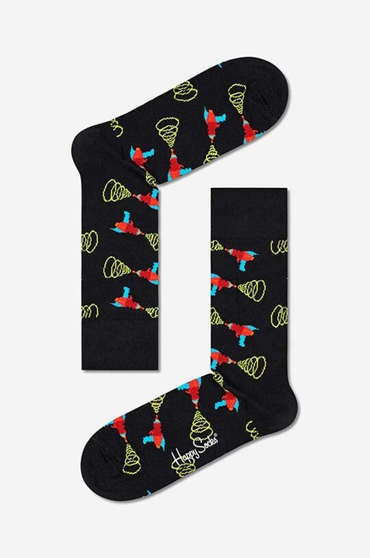 

Носки Lazer Quest Happy Socks, черный