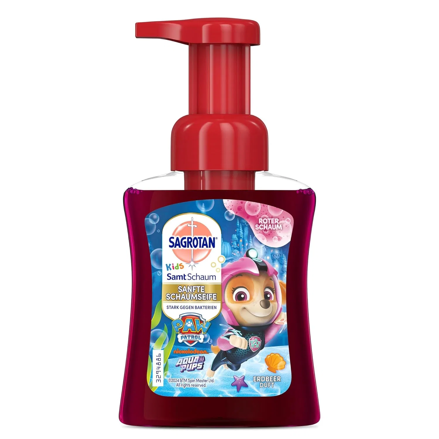 Детское пенное мыло Sagrotan Kids Foam Soap с ароматом клубники Sagrotan — фото 2