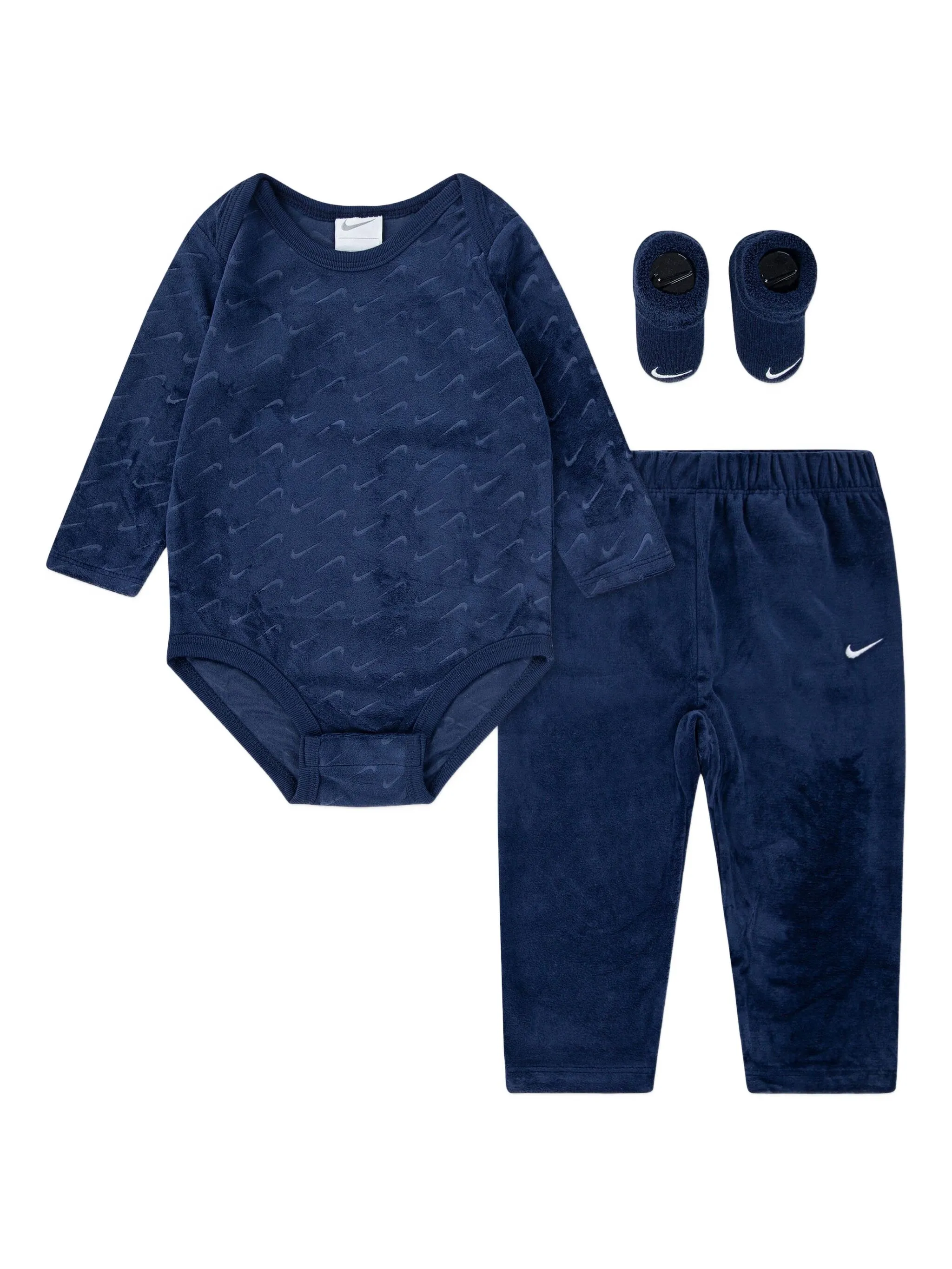 

Комплект из топа и брюк с логотипом Nike Kids, синий
