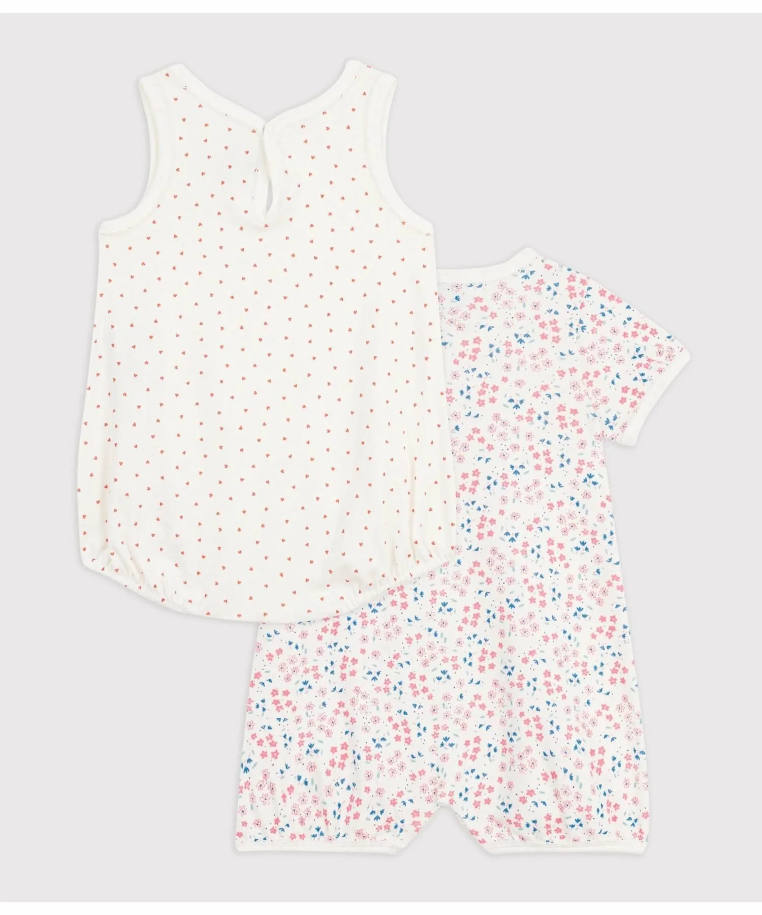 Комбинезоны с принтом (комплект из 2 шт.) PETIT BATEAU, Multicolor 1 — фото 2