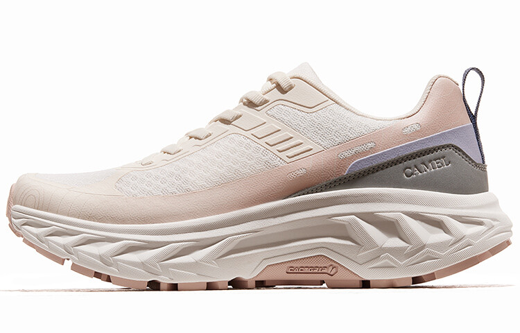 

Кроссовки женские с низким верхом, белые, серые / дымчато-розовые Camel