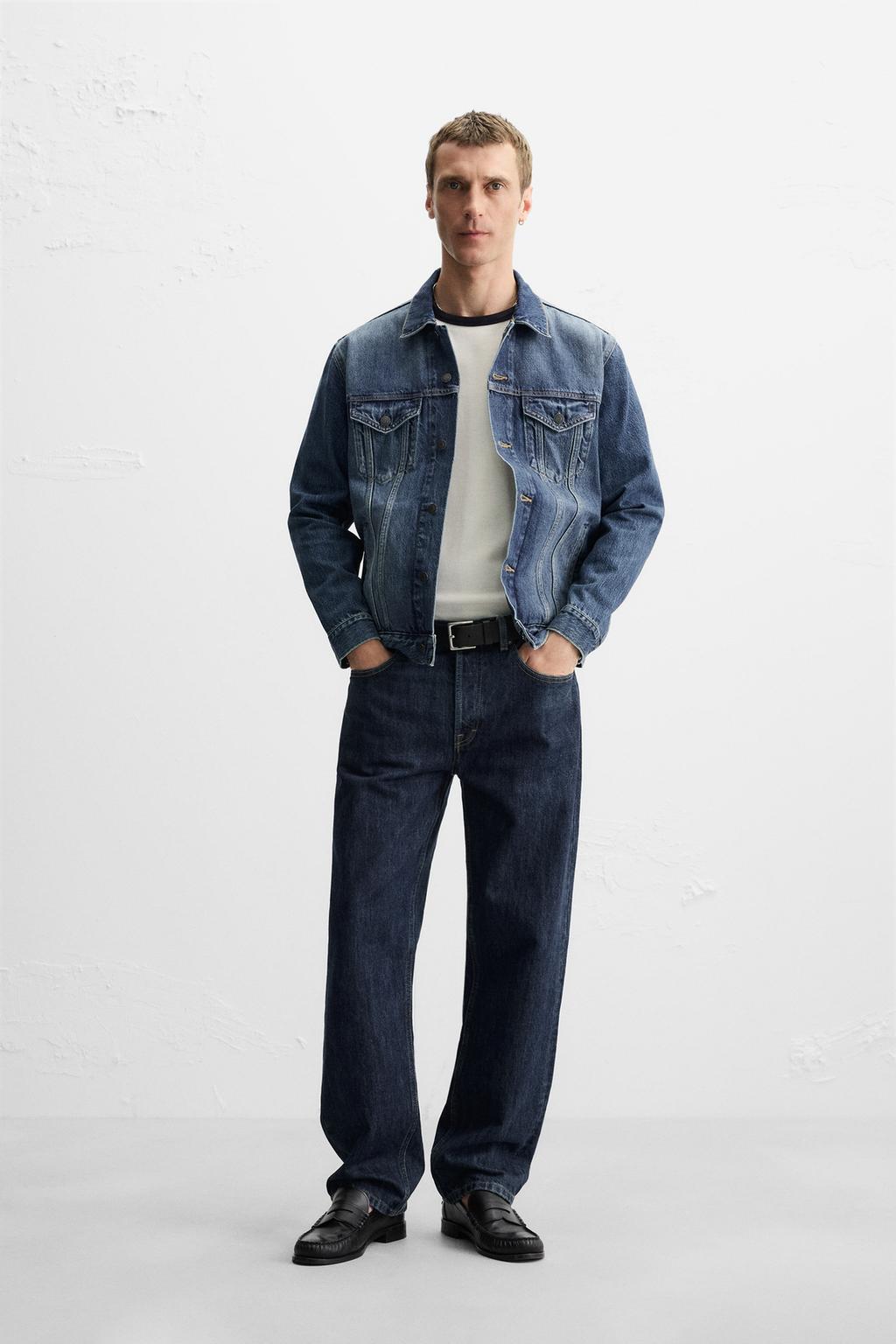 

Базовая джинсовая куртка ZARA, синий