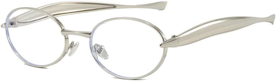 

Солнцезащитные очки Y2K в овальной маленькой оправе для женщин и мужчин, винтажные солнцезащитные очки в стиле панк с металлическим покрытием, защита от ультрафиолета UV400 KTUCN, Silver Clear