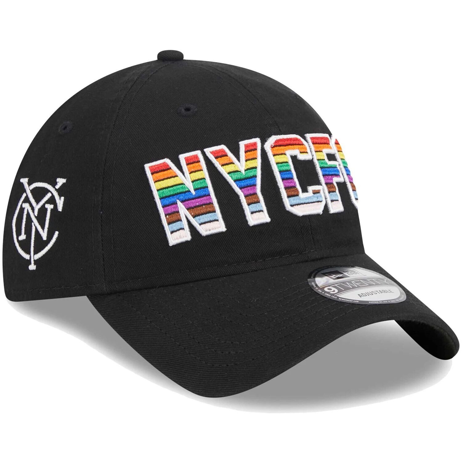 

Мужская регулируемая кепка New Era черная New York City FC Pride 9TWENTY