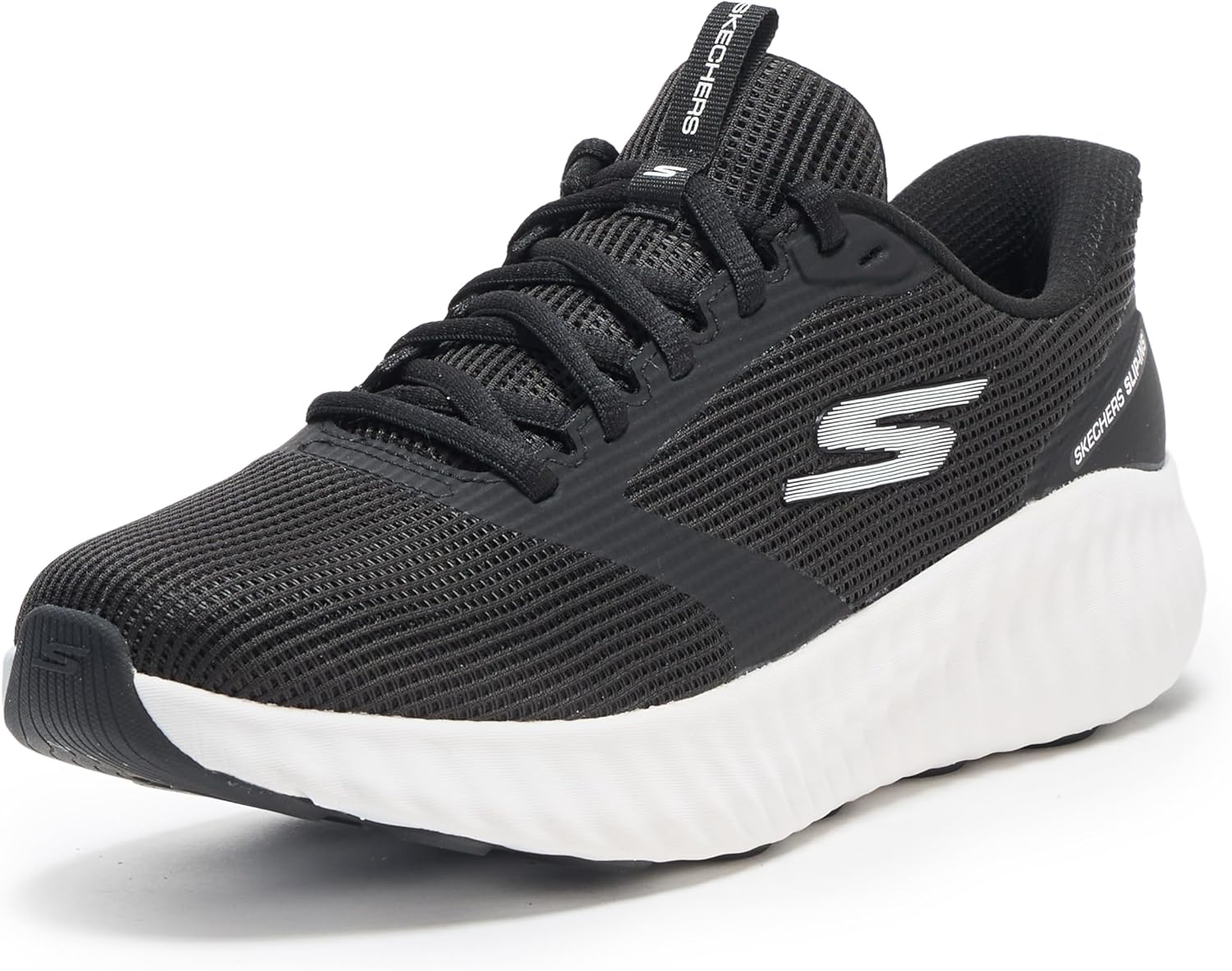 Мужские кроссовки Skechers Go Run Now Hands Free Slip-ins, белый/черный