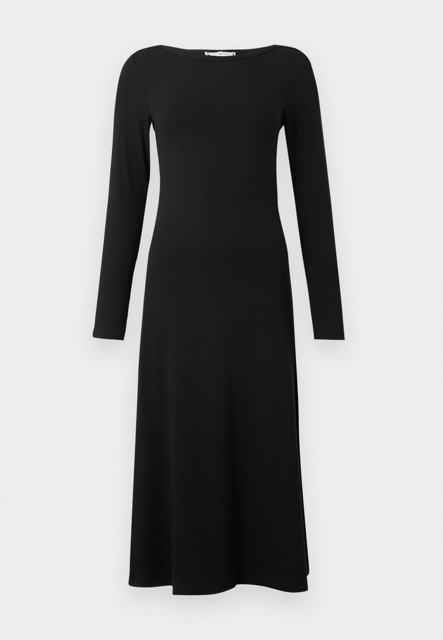 Платье Tommy Hilfiger FLARE MIDI DRESS , Black — фото 4