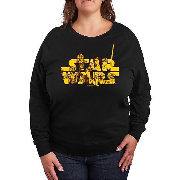 

Футболка с длинным рукавом French Terry Plus Size Logo Rebels Star Wars