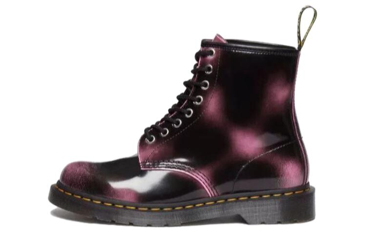 Ботинки женские, черные/фиолетовые Dr.Martens