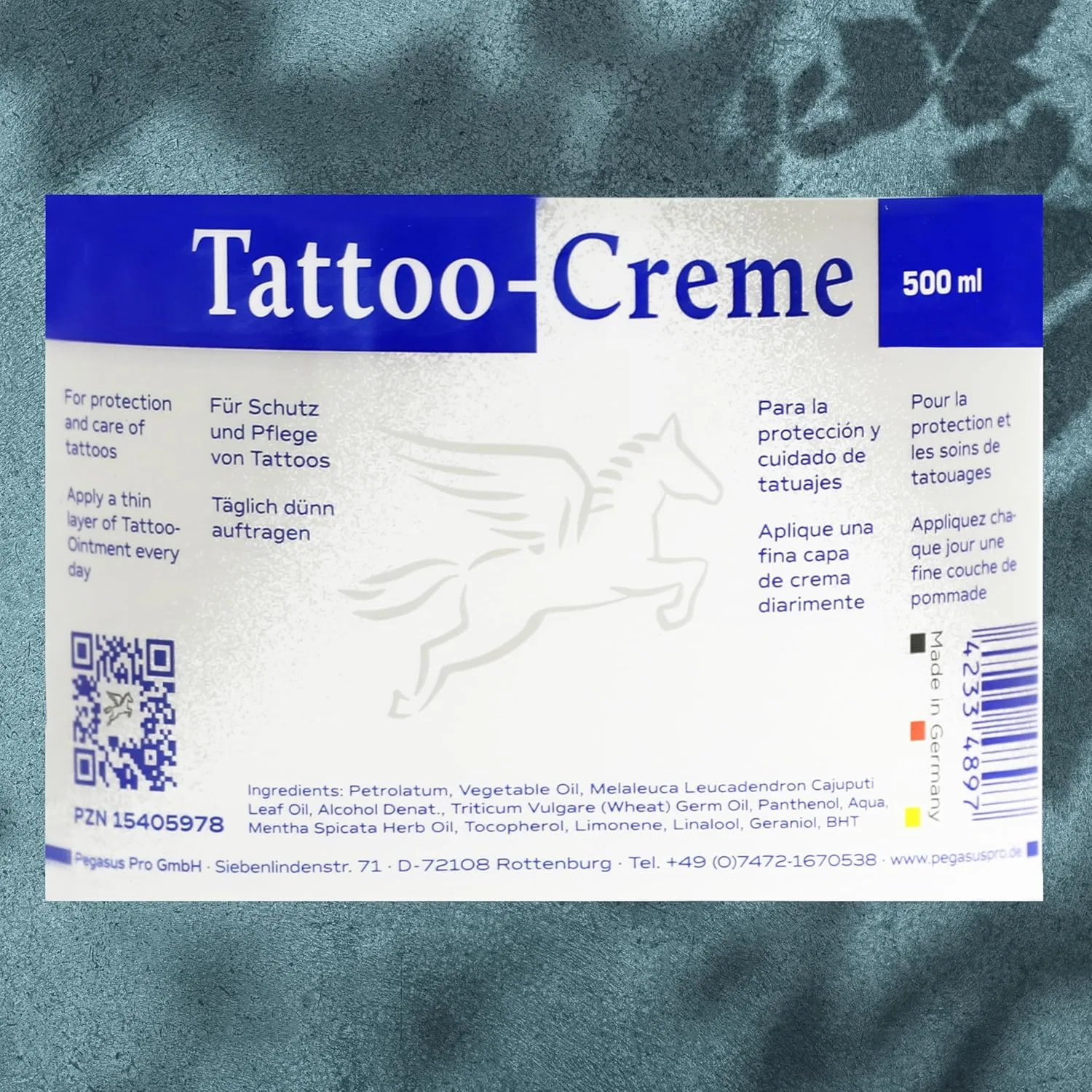 Крем для тату Pegasus Pro Tattoo Cream Pegasus — фото 2