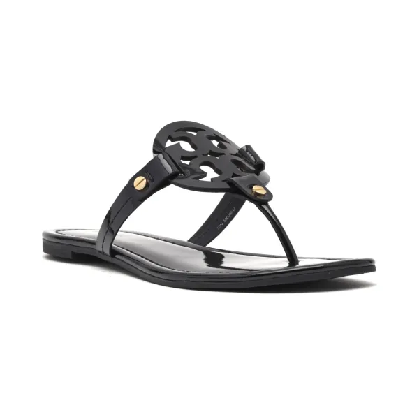 Кожаные шлепанцы Miller Perfect Tory Burch, черный