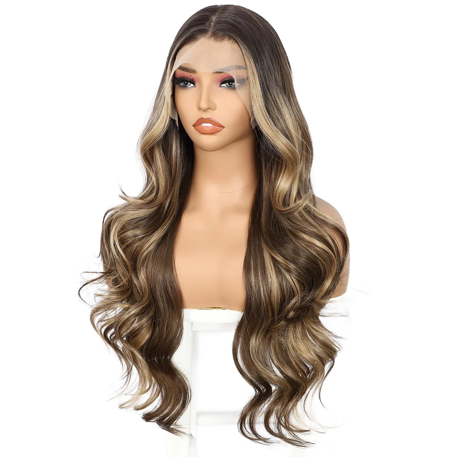 Синтетический парик «Sapphirwigs 13 x 4 Brown Lace Front Wig» от Sapphirewigs Sapphirewigs — фото 4