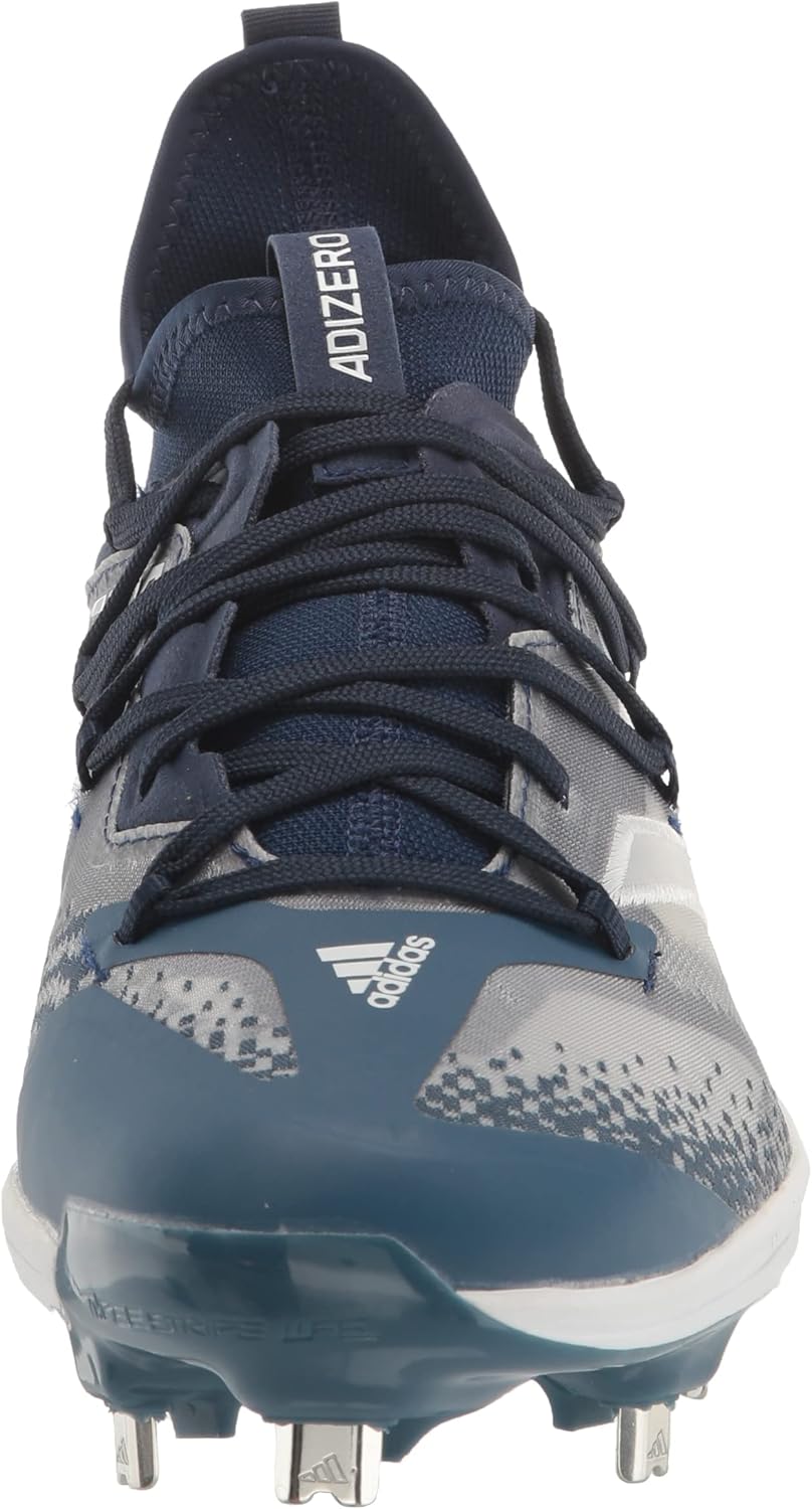 Мужские кроссовки Adidas Adizero Afterburner 9 Nwv, белый/синий/стальной/темно-синий — фото 2