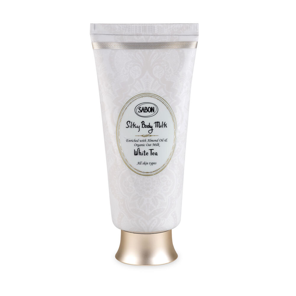 

Увлажняющий крем для тела Silky Body Milk White Tea Sabon, 200 мл