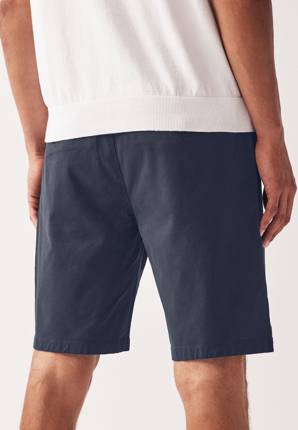 Шорты STRAIGHT FIT STRETCH CHINO Next, темно-синий — фото 3