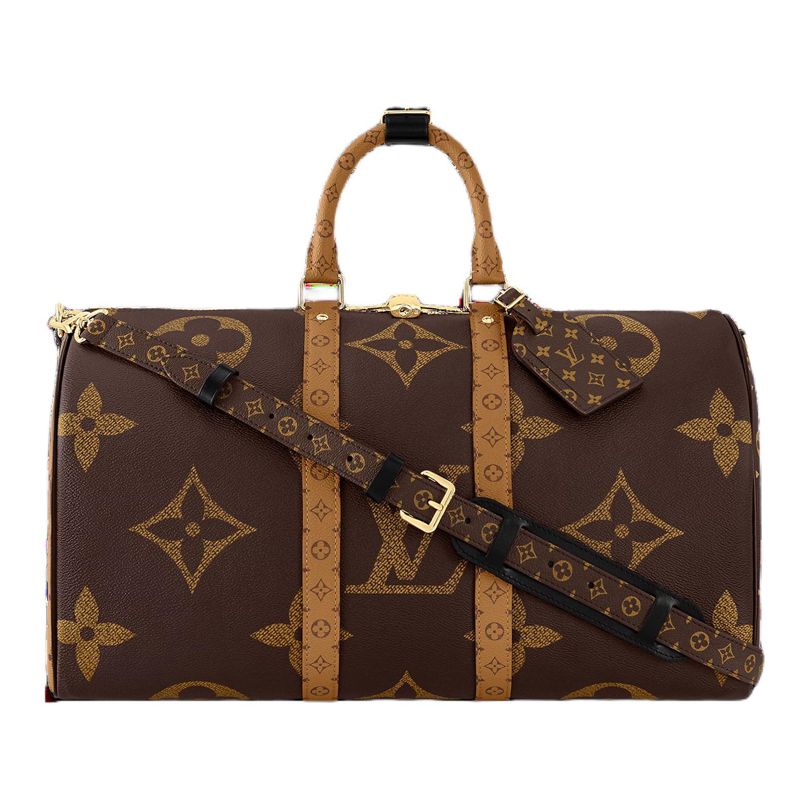 

LOUIS VUITTON Дорожная сумка Keepall Bandoulière 45 женская коричневая
