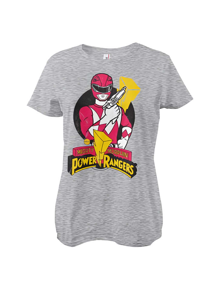 

Футболка Red Ranger Pose Girly Tee серого цвета Power Rangers, Серый, Футболка Red Ranger Pose Girly Tee серого цвета Power Rangers