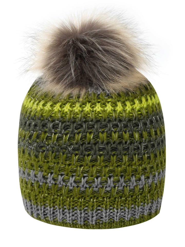

SCHIETWETTER Вязаная зимняя шапка салатового цвета