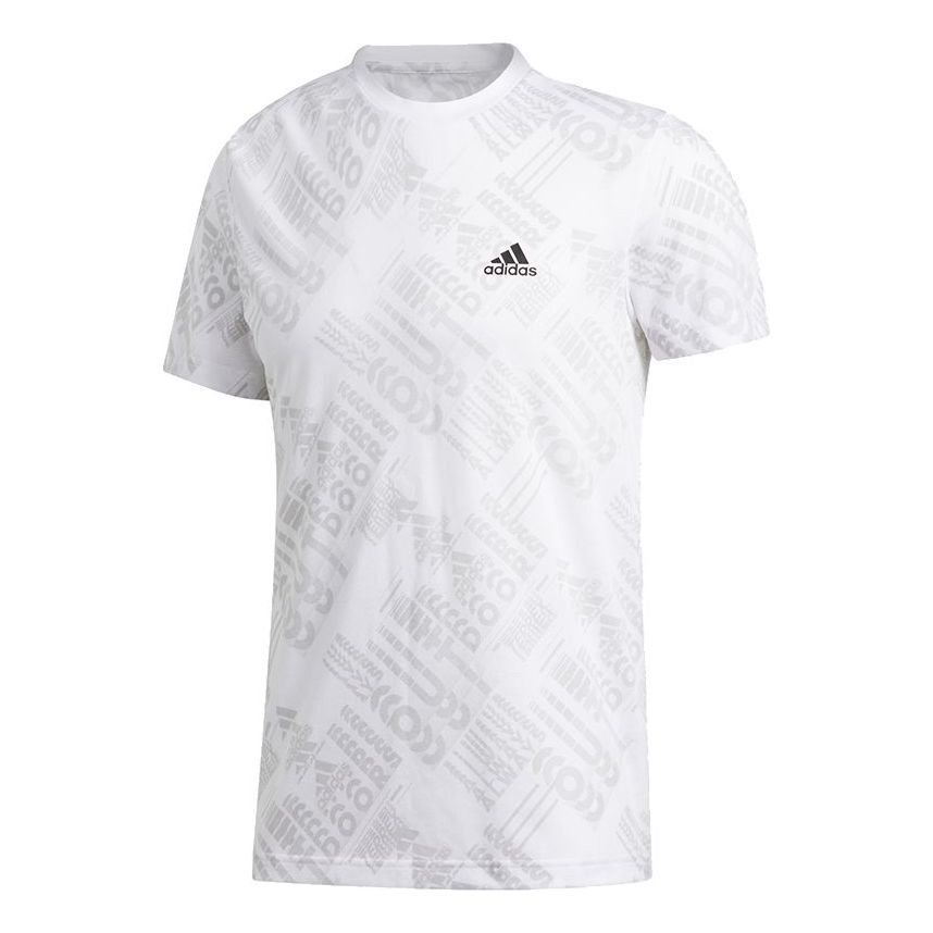 

Футболка adidas Gfx Aop Tee Outdoor Sports Full Print Knit Short Sleeve White FT7987, белый
