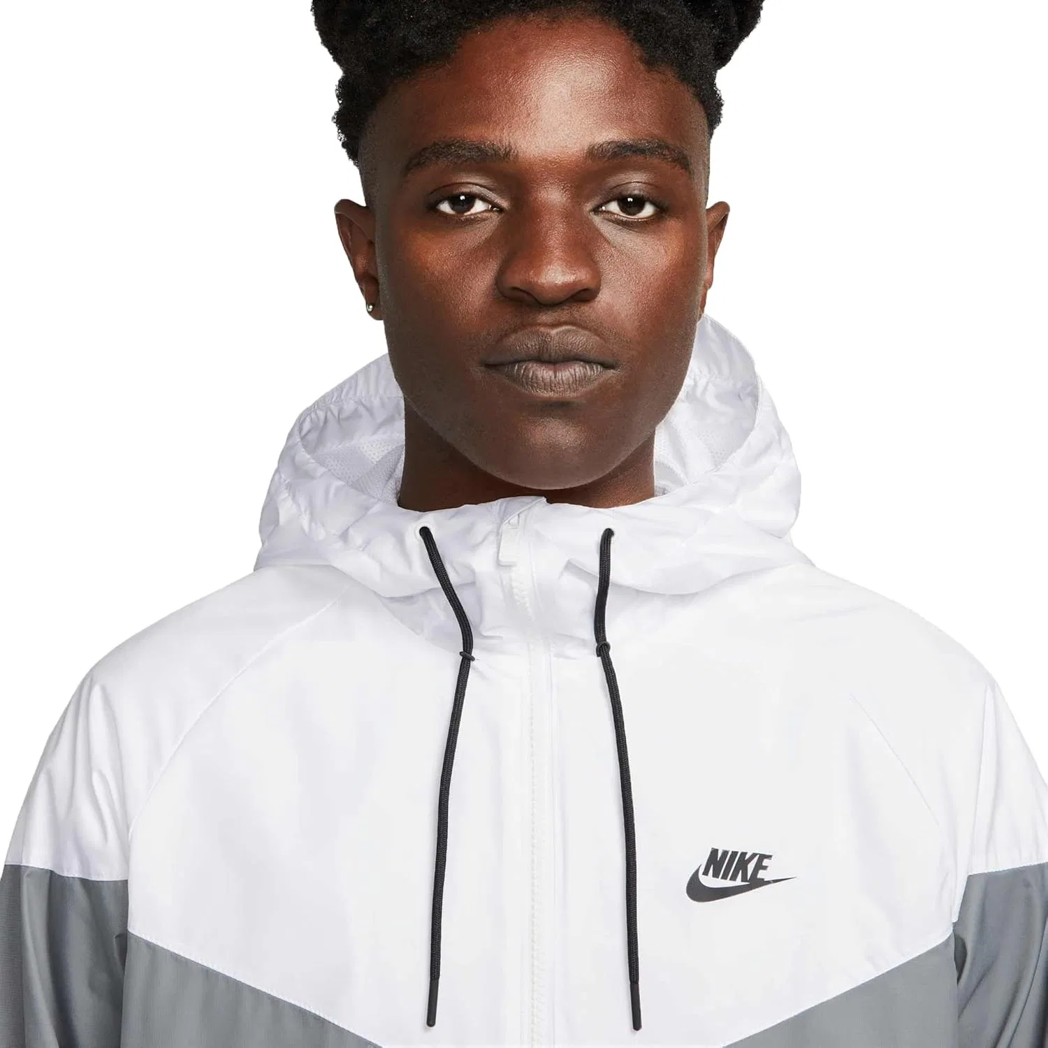 Куртка мужская Nike Sportswear Windrunner, Smoke Grey/White/Smoke Grey/Black — фото 3