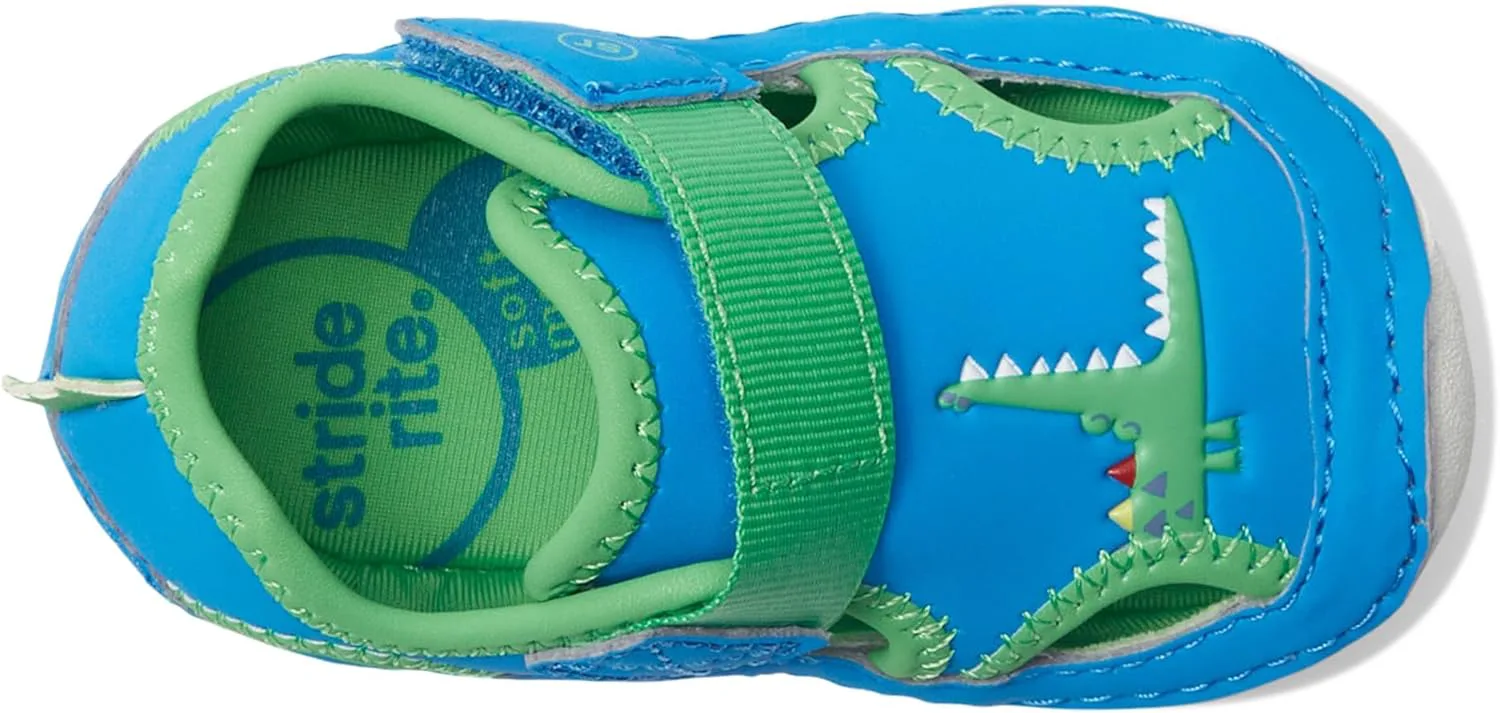 Шлепанцы Stride Rite unisex-baby Sm Splash, синий/зеленый — фото 3