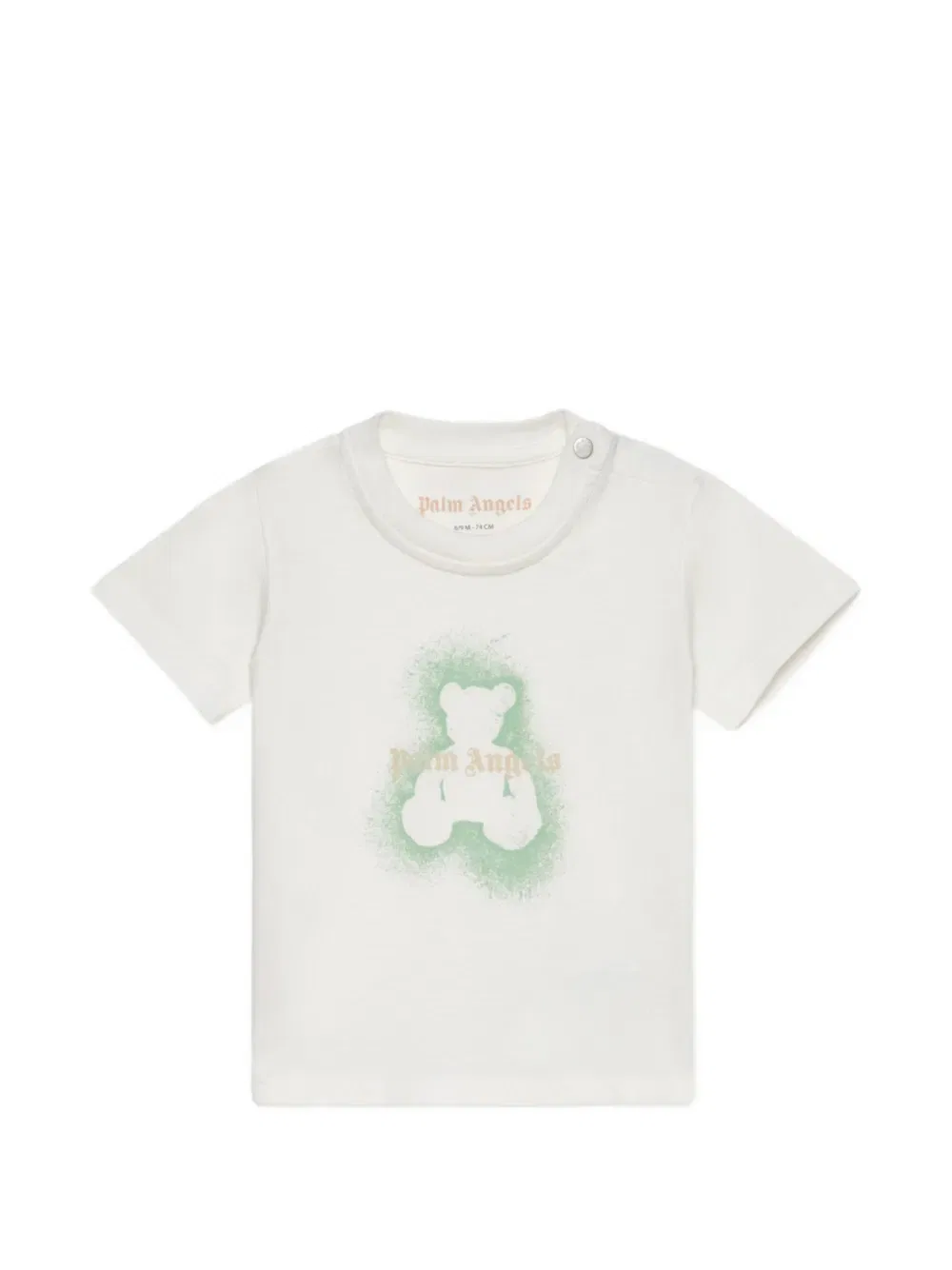 Футболка с изображением медведя Palm Angels Kids, нейтральный