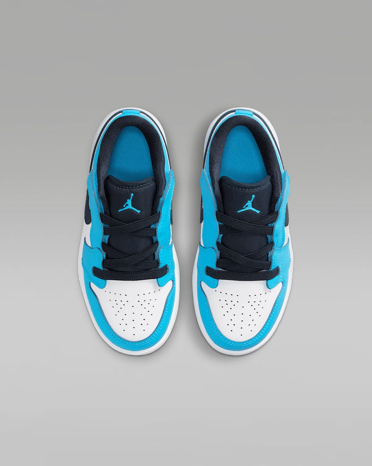Кроссовки Jordan 1 Low Alt для малышей, White/Obsidian/Dark Powder Blue — фото 4