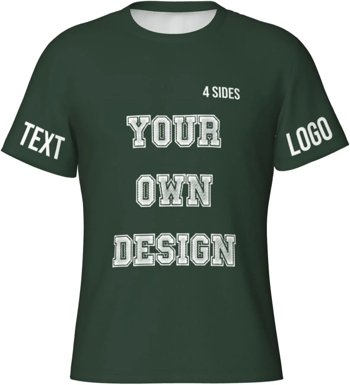 

Футболка с принтом и логотипом