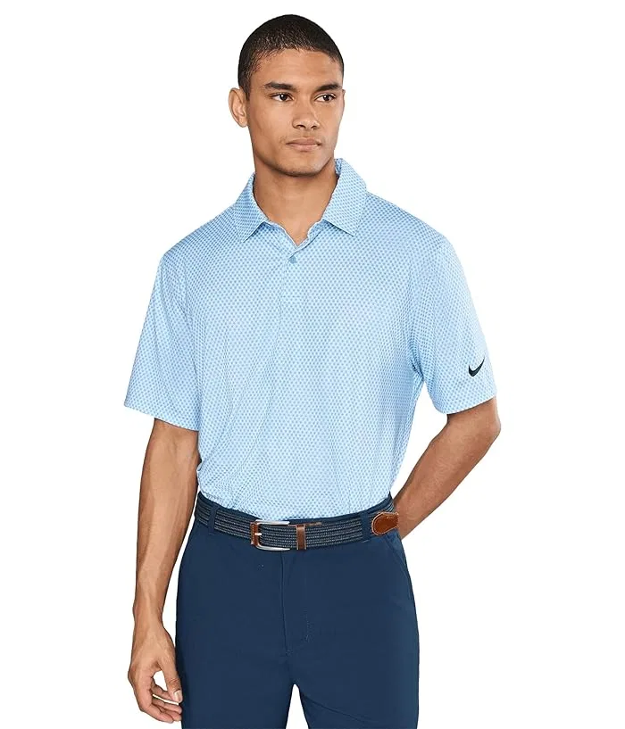 Поло Nike Dri-FIT Good Polo Short Sleeve Floral, White/Work Blue/Black