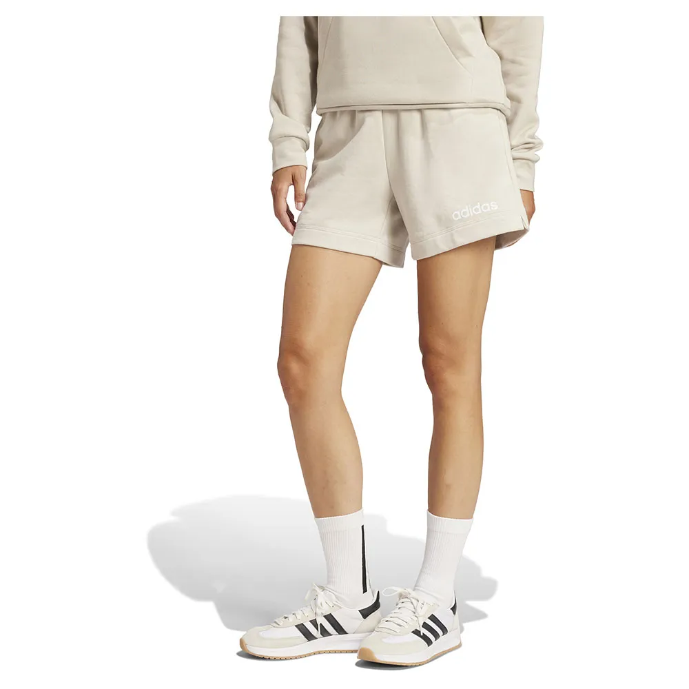 

Шорты adidas Essentials Linear French Terry, бежевый