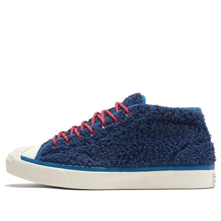 

Кеды Converse Jack Purcell Mid 'Retro Sherpa - Navy Lemon', синий