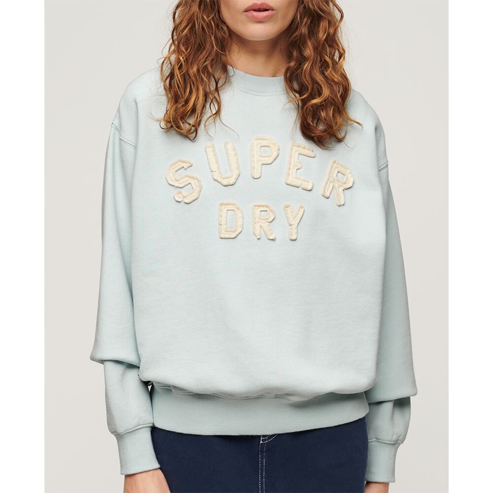 

Толстовка Superdry Applique Athletic Loose, синий