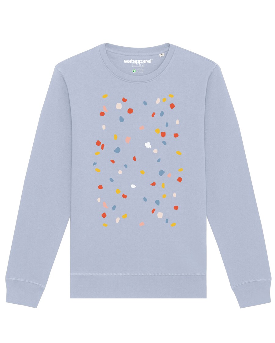

Толстовка Watapparel This is Art, синий/светло-синий