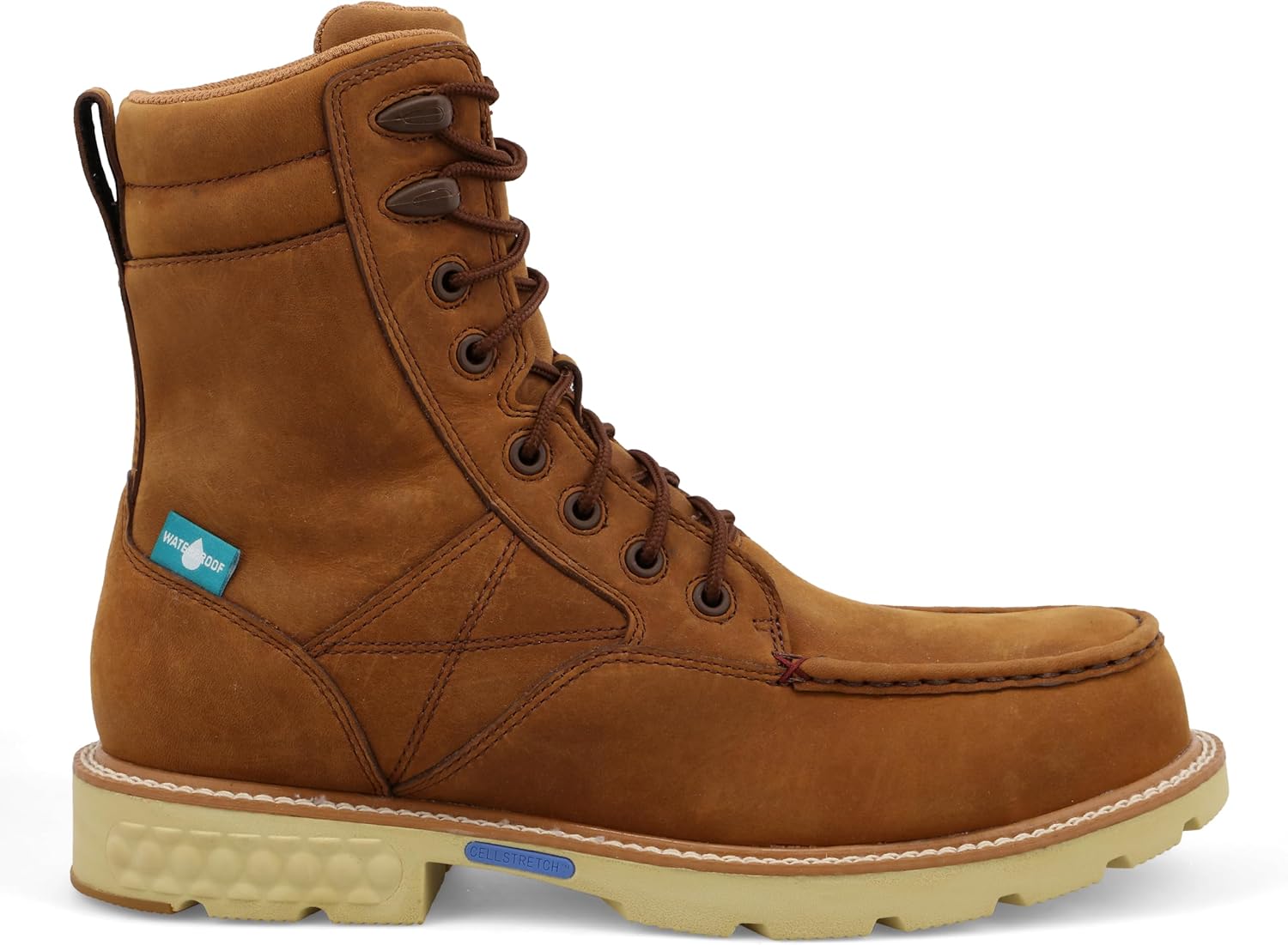 Ботинки Twisted X Men's Mxcnw03 Industrial, Distressed Saddle & Distressed Saddle — фото 4