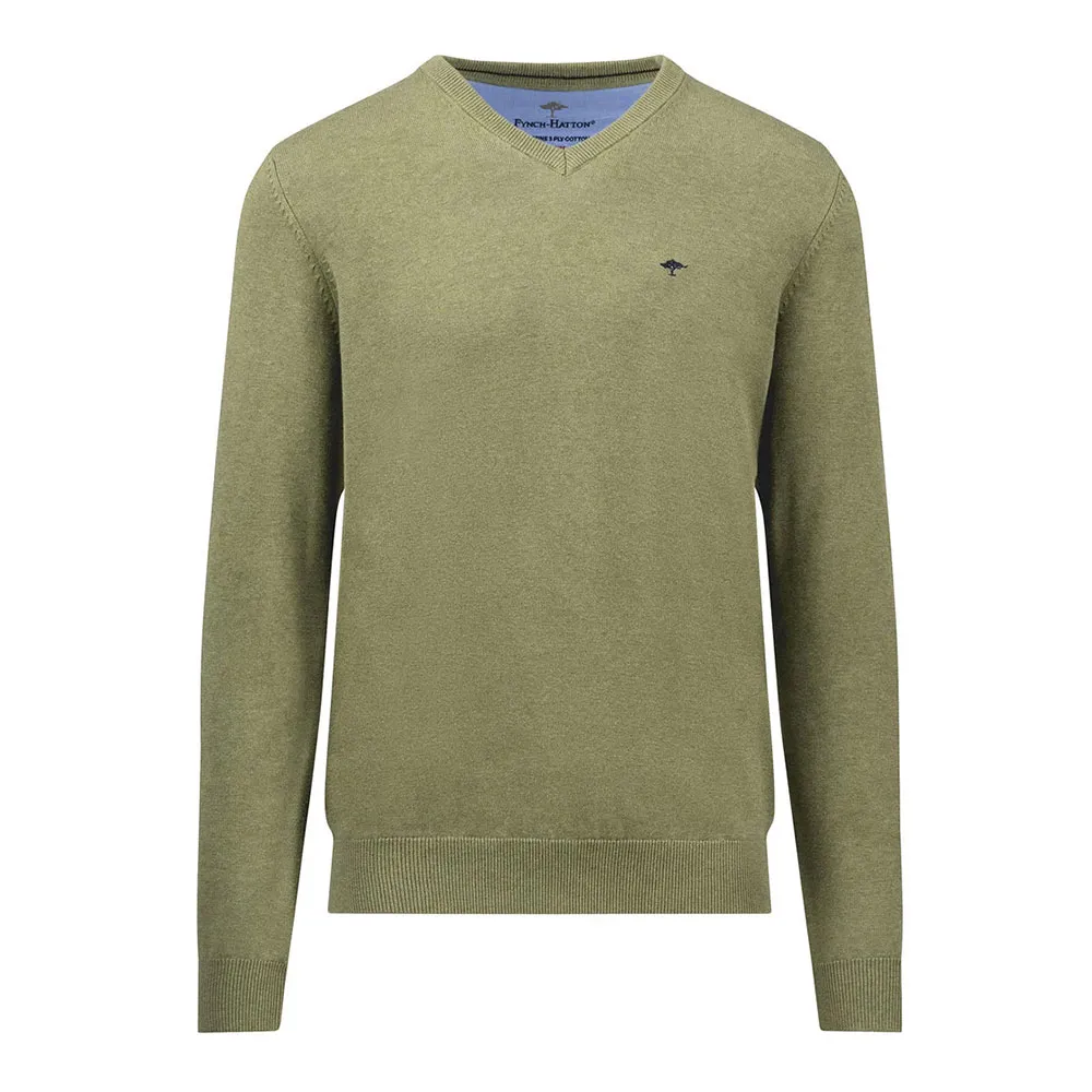 

Свитер Fynch Hatton 1414211 v neck, зеленый