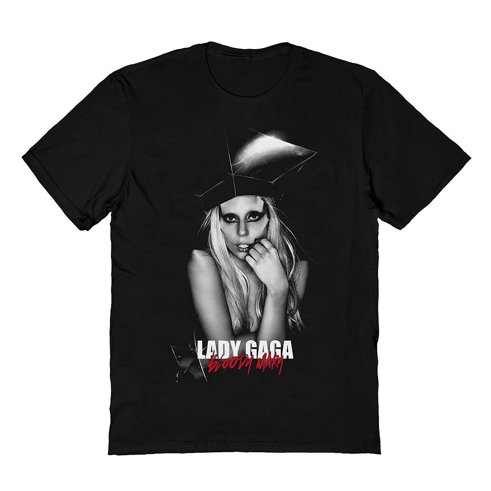 

Мужская черная футболка Lady Gaga Bloody Mary Licensed Character, черный