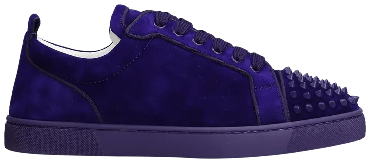 

Кроссовки Christian Louboutin Louis Flat Calf Spikes 'Jacaranda', фиолетовый