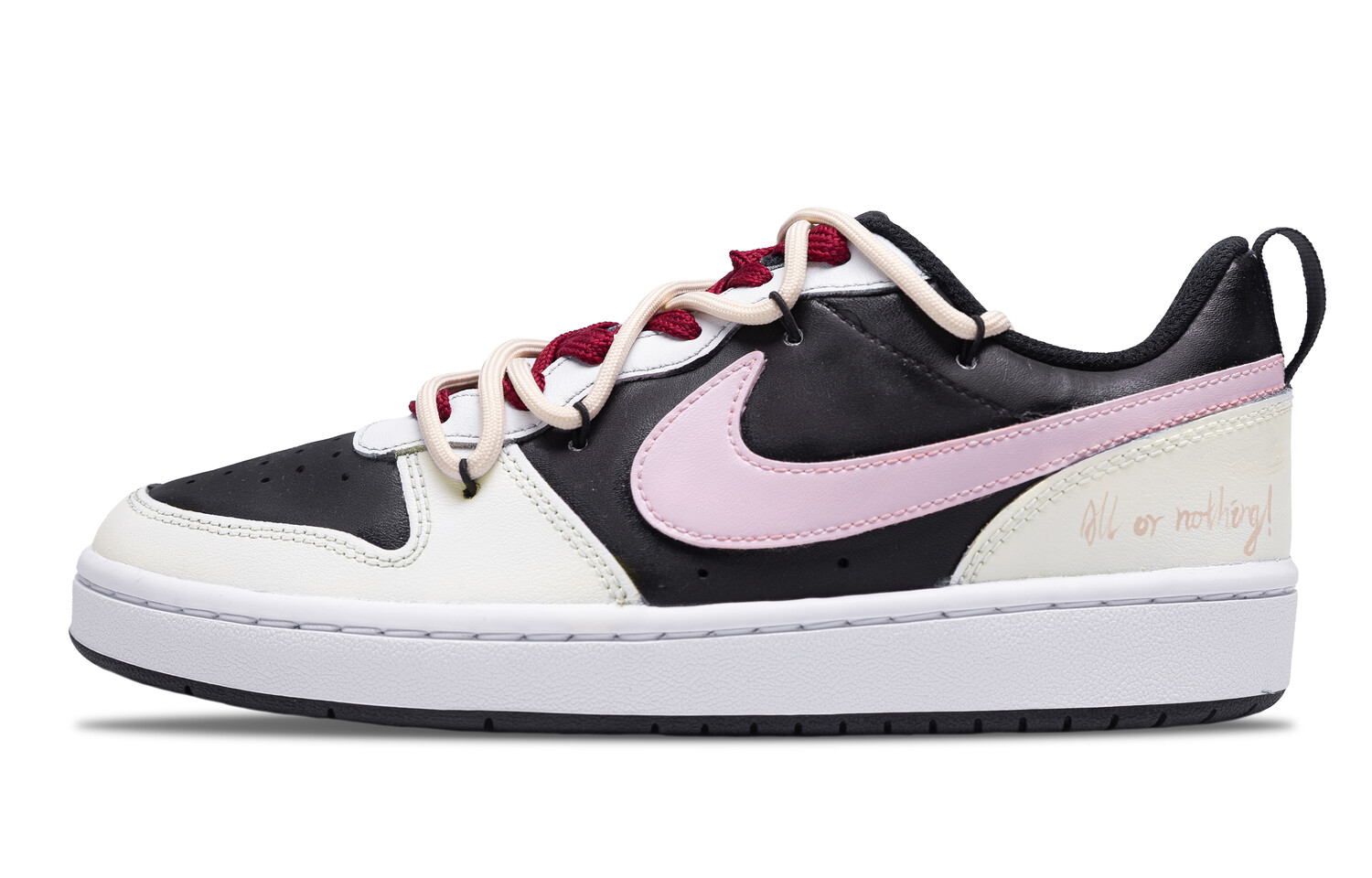 

Кроссовки Nike Court Borough Skateboarding Shoes Women's Low-top Pink, черный
