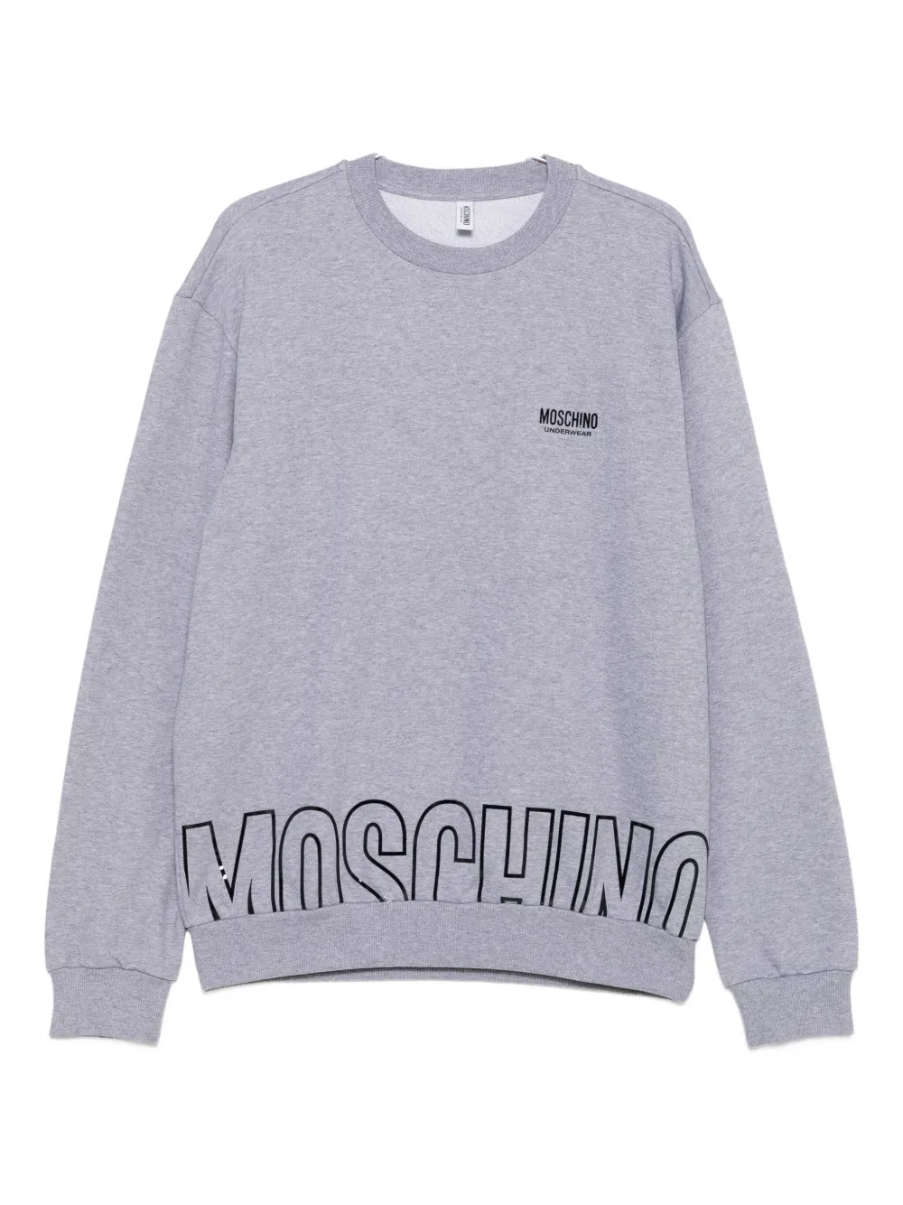 

Свитшот с логотипом Moschino, серый