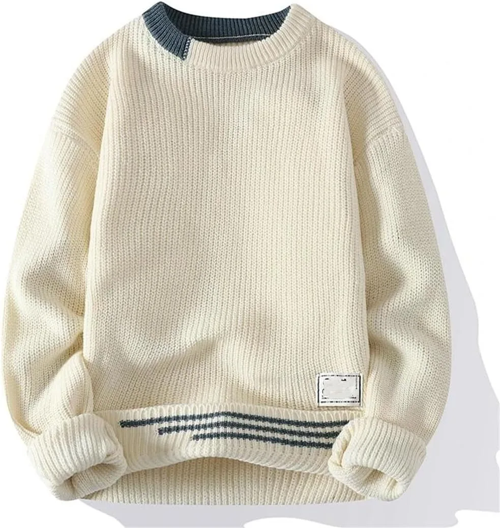 Мужской свитер Vintage Twist с круглым вырезом — фото 3