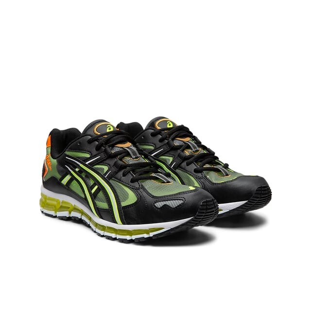 Мужские кроссовки Gel Kayano 5 360 черно-зеленые Asics, мультиколор — фото 4