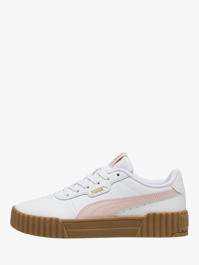 Детские кроссовки Carina 3.0 на шнуровке PUMA, Mauve Mist — фото 4