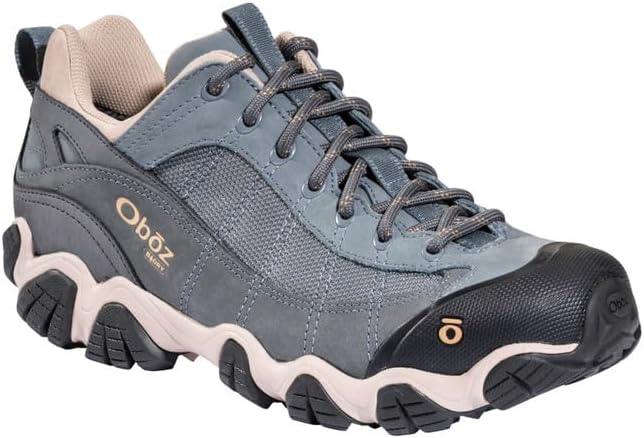 Мужские походные ботинки Oboz Firebrand II Low B-DRY, Earth, размер 14, 9 Slate — фото 4