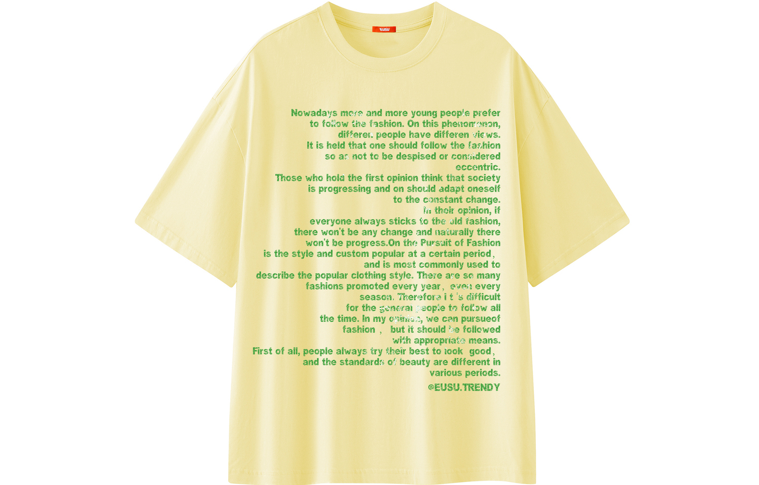 

Футболка унисекс EUSU, Lemon