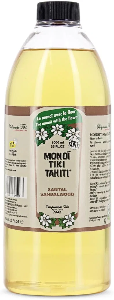 Масло монои «Sandalwood» от Monoï Tiki Tahiti, 1 л Monoï Tiki Tahiti