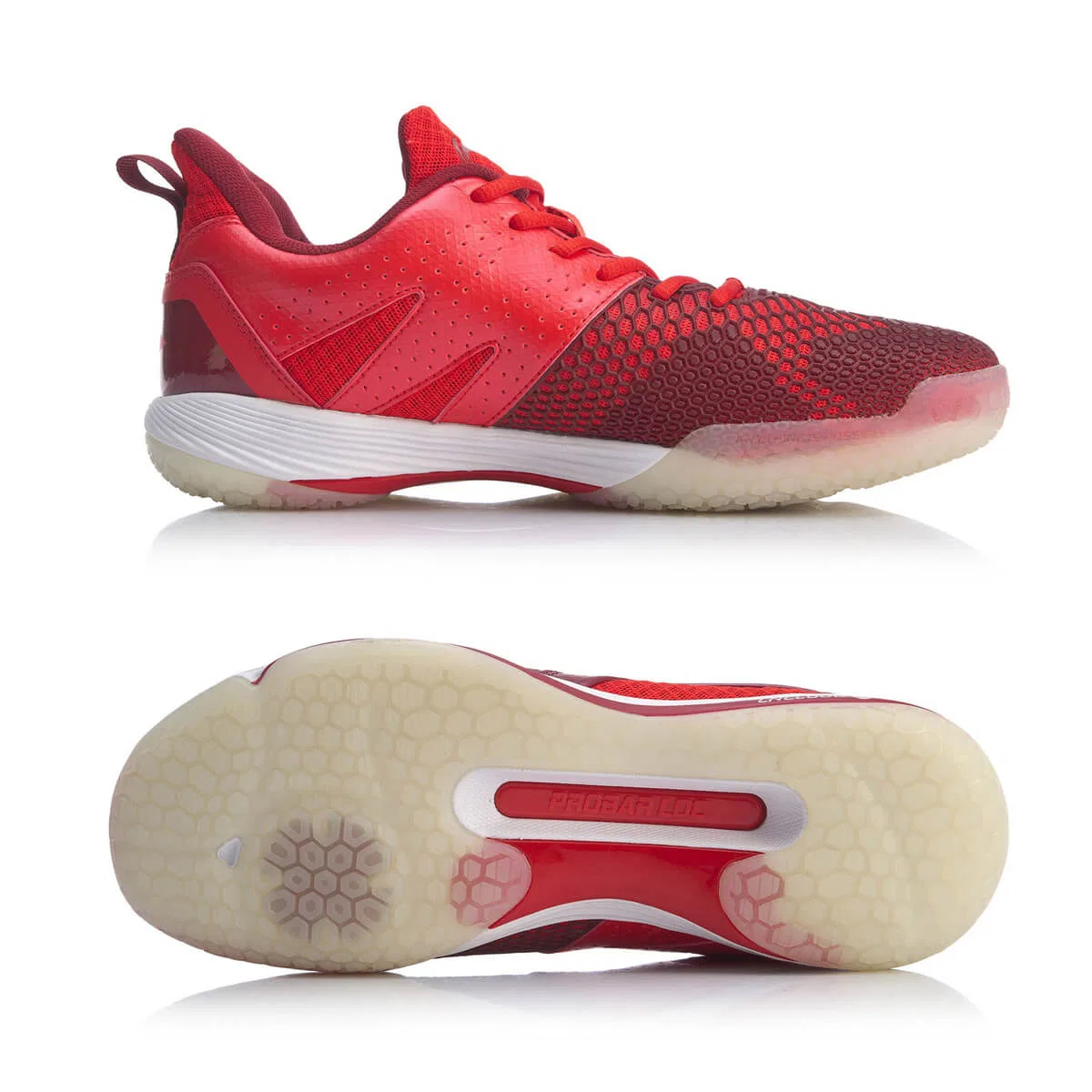 Кроссовки для бадминтона «AYZQ003» от Li-Ning, -3. Red — фото 3