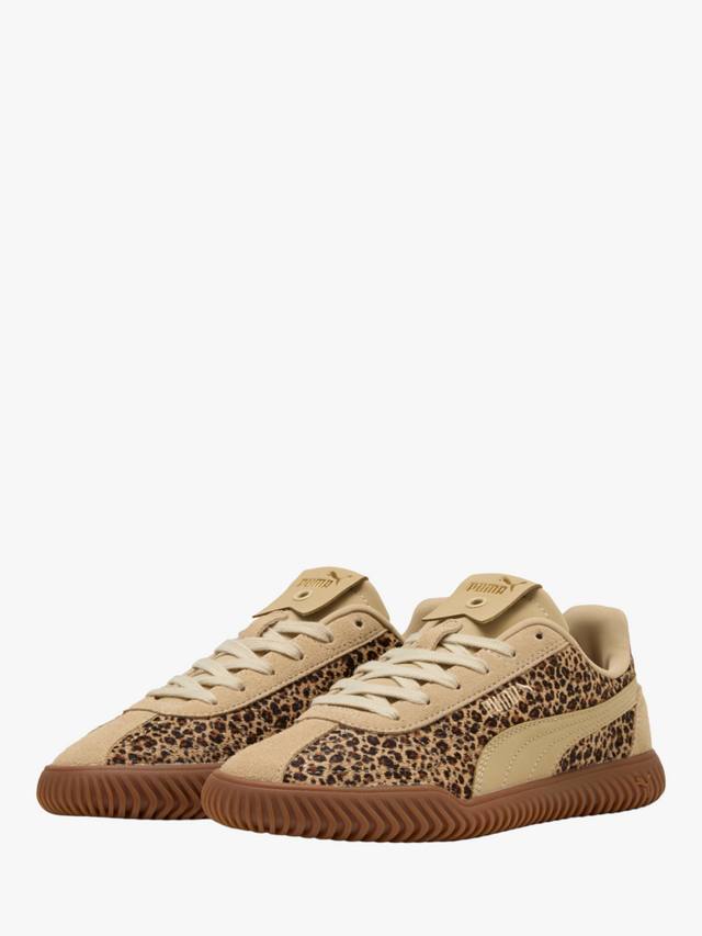 Club Kayzer кеды с леопардовым принтом на шнуровке PUMA, Beige/Multi — фото 2