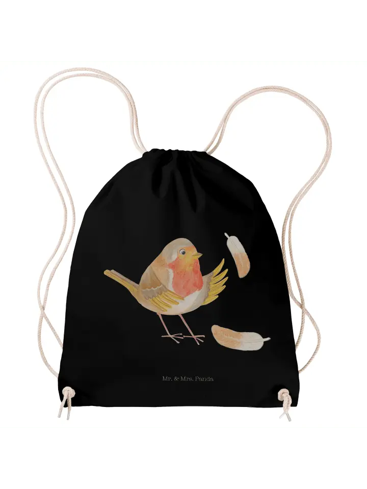 

Спортивная сумка Mr. & Mrs. Panda, черный