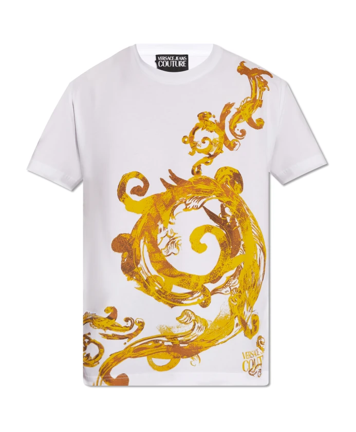 

Футболка с принтом Versace Jeans Couture, белый