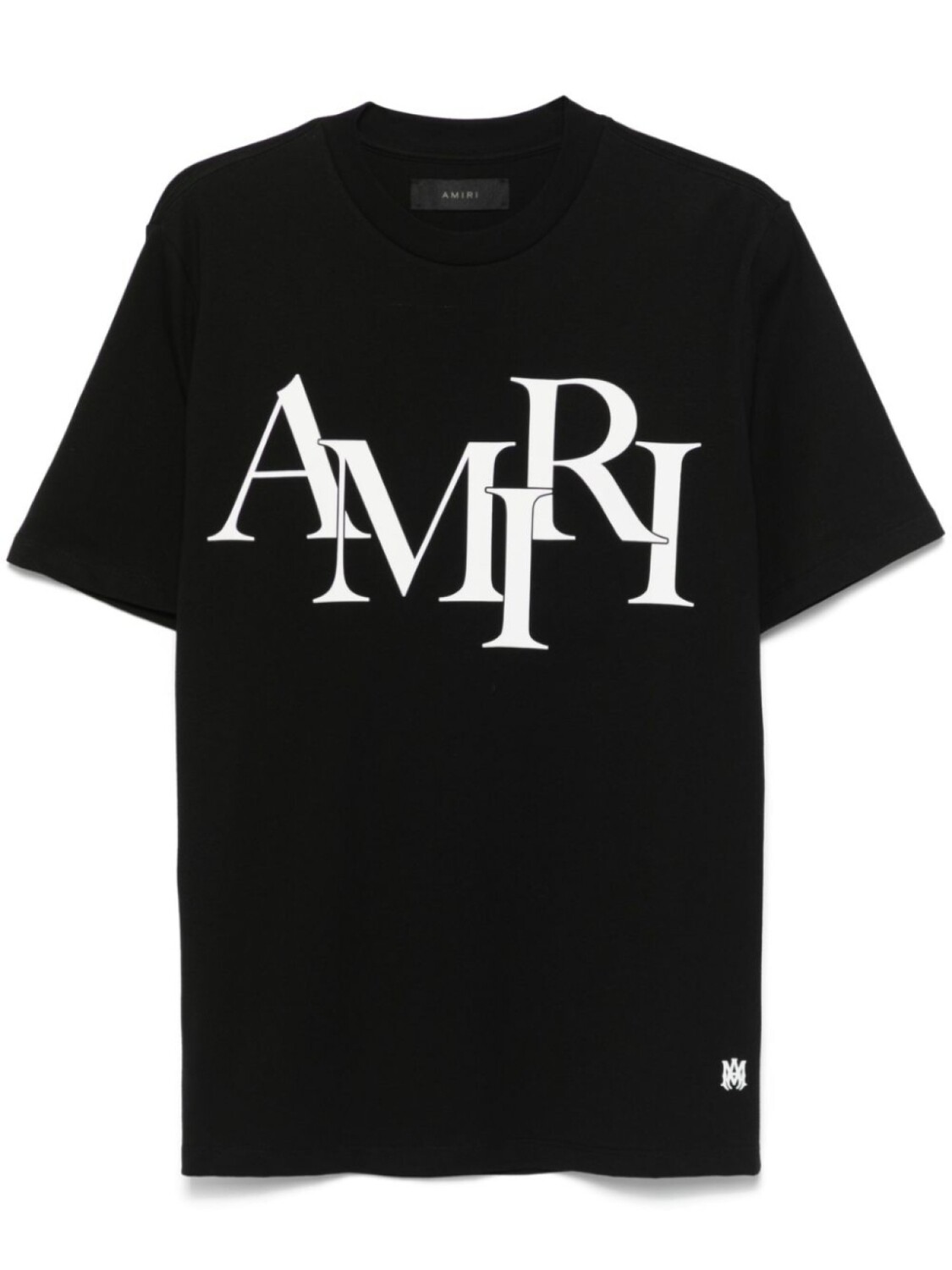 

Футболка с шахматным логотипом AMIRI, черный