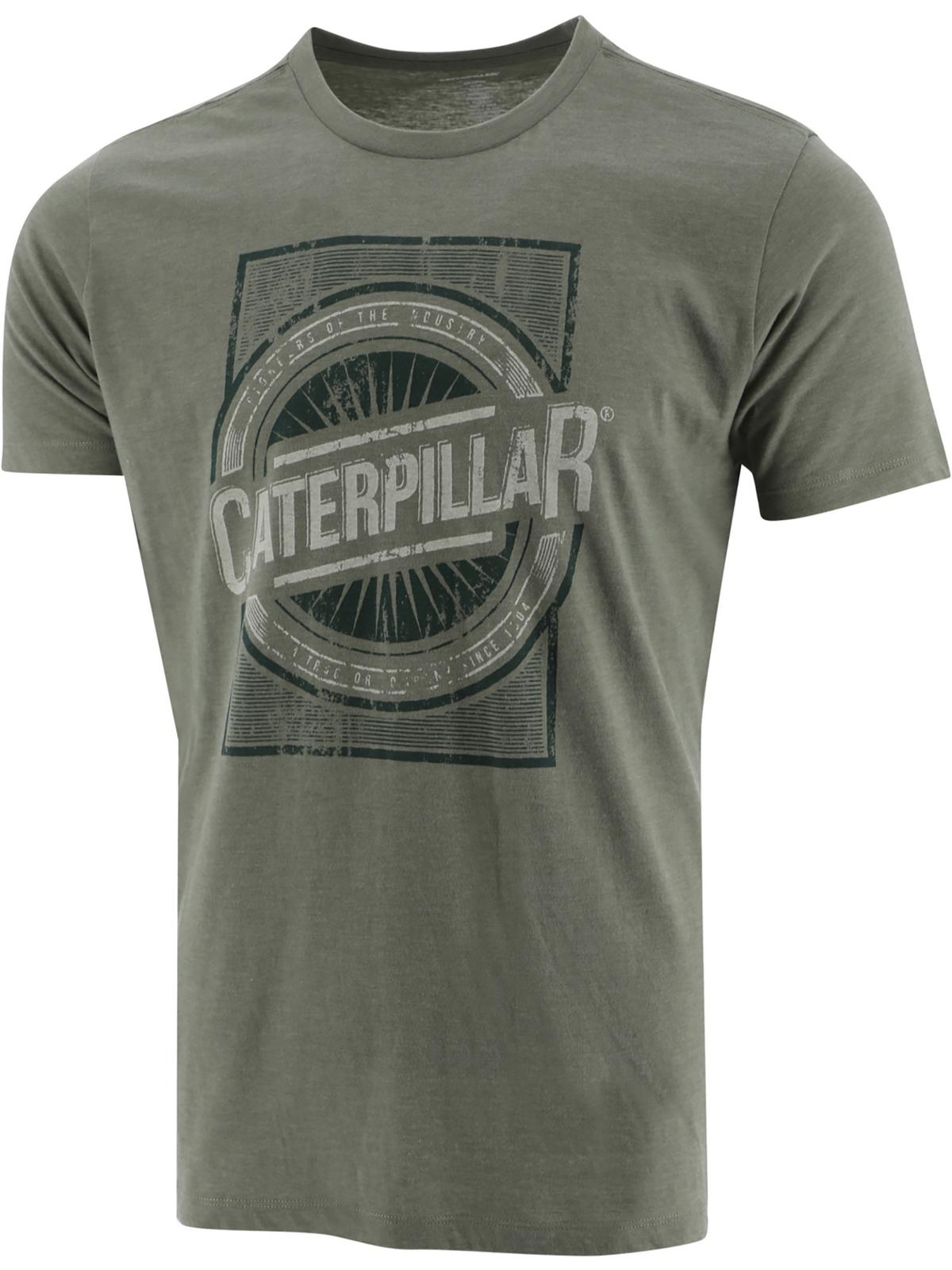 

Мужская футболка с графическим логотипом Caterpillar, цвет marshland heather